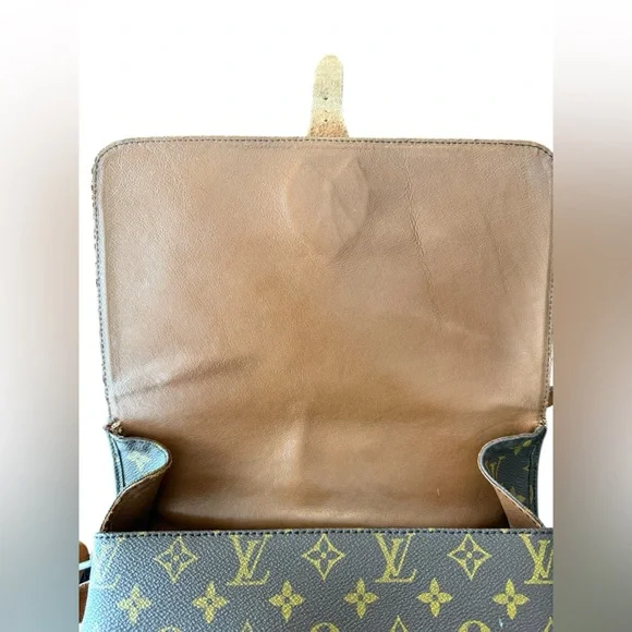 Louis Vuitton Monogram Vintage Cartouchière-Style Crossbody Shoulder Bag - Picture 3 of 11